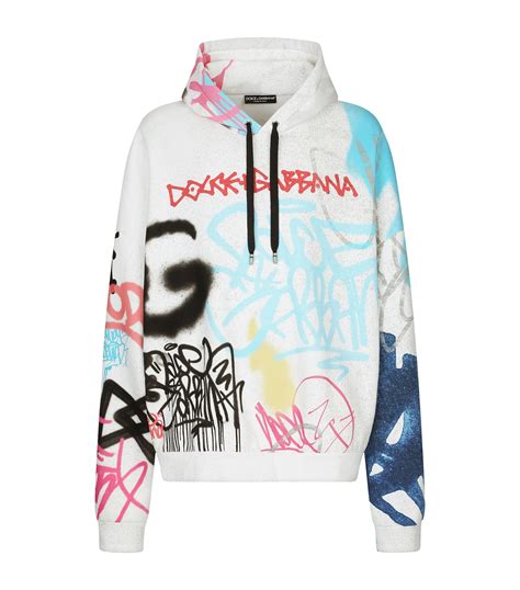 dolce gabbana graffiti hoodie|dolce and gabbana sweatsuit.